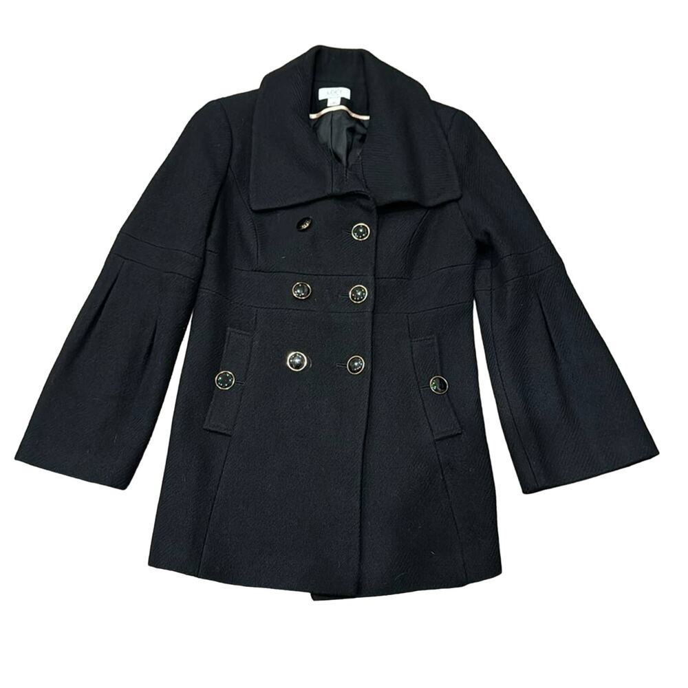 Loft Women's Pea Coat Black Size 4P